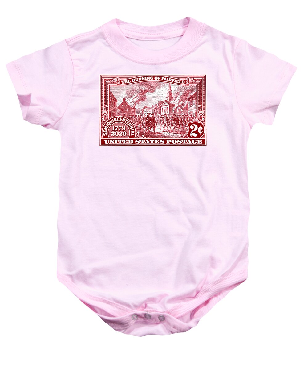 Burning of Fairfield 2c 1 - Baby One-Piece