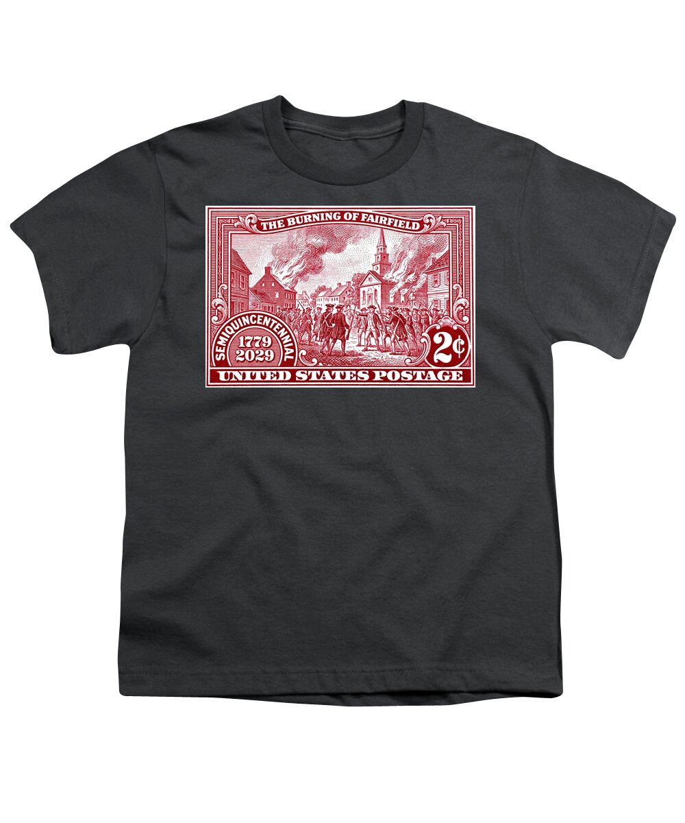 Burning of Fairfield 2c 1 - Youth T-Shirt