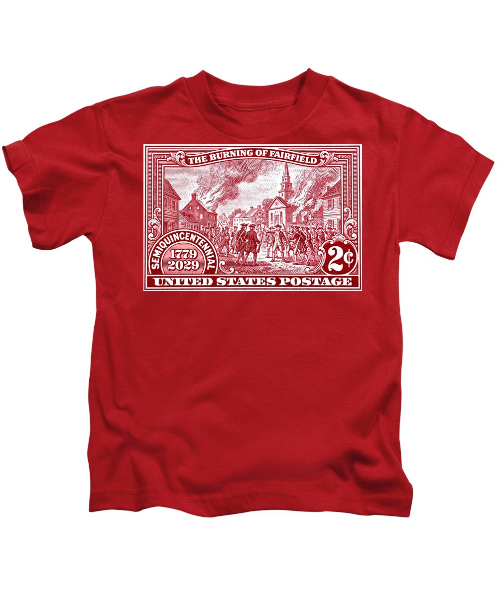 Burning of Fairfield 2c 1 - Kids T-Shirt
