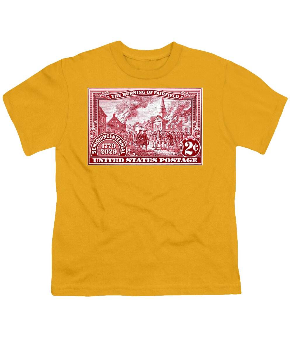 Burning of Fairfield 2c 1 - Youth T-Shirt