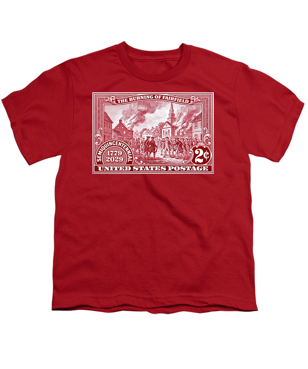 Burning of Fairfield 2c 1 - Youth T-Shirt