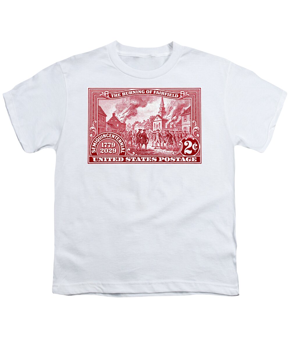 Burning of Fairfield 2c 1 - Youth T-Shirt