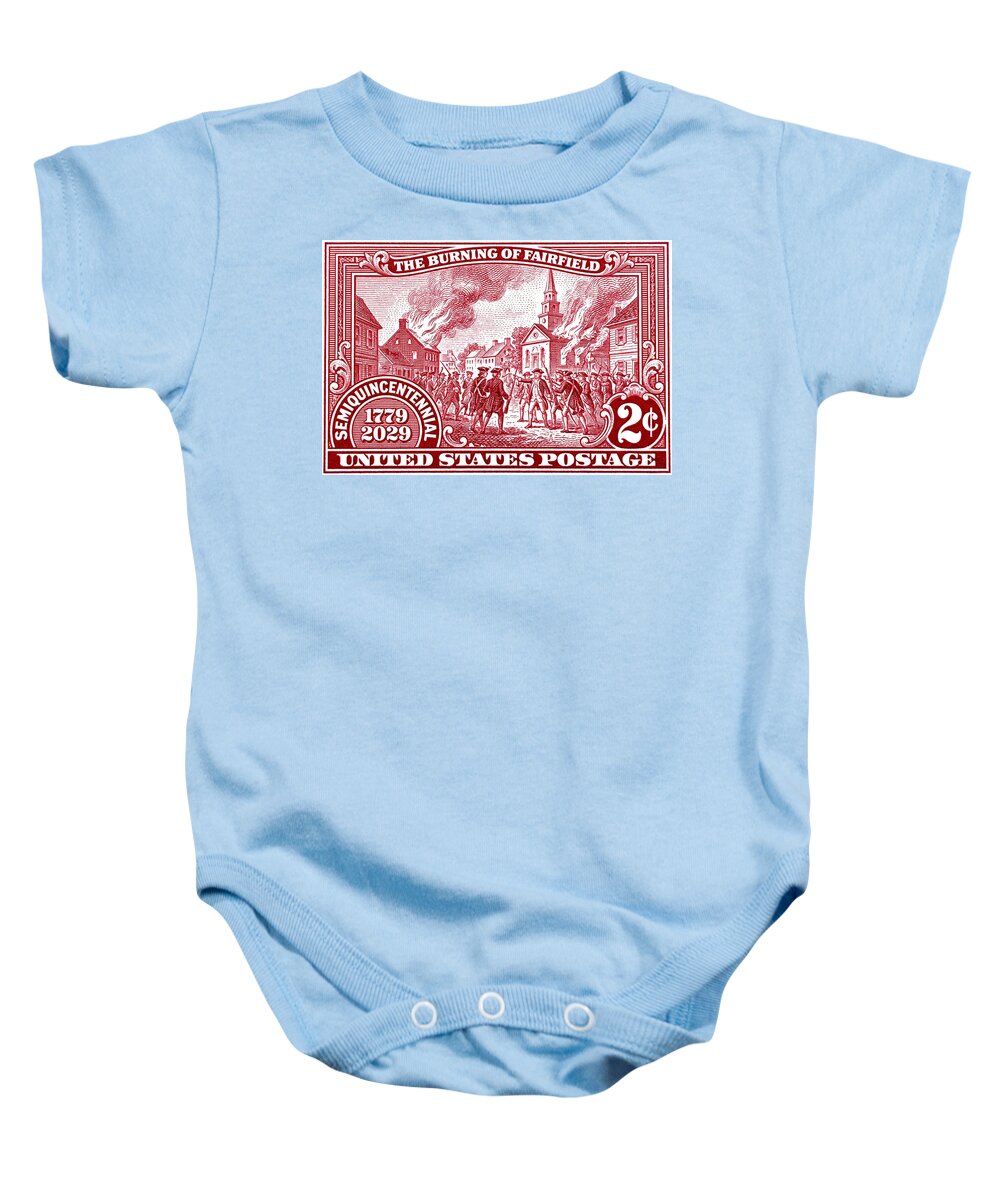 Burning of Fairfield 2c 1 - Baby One-Piece