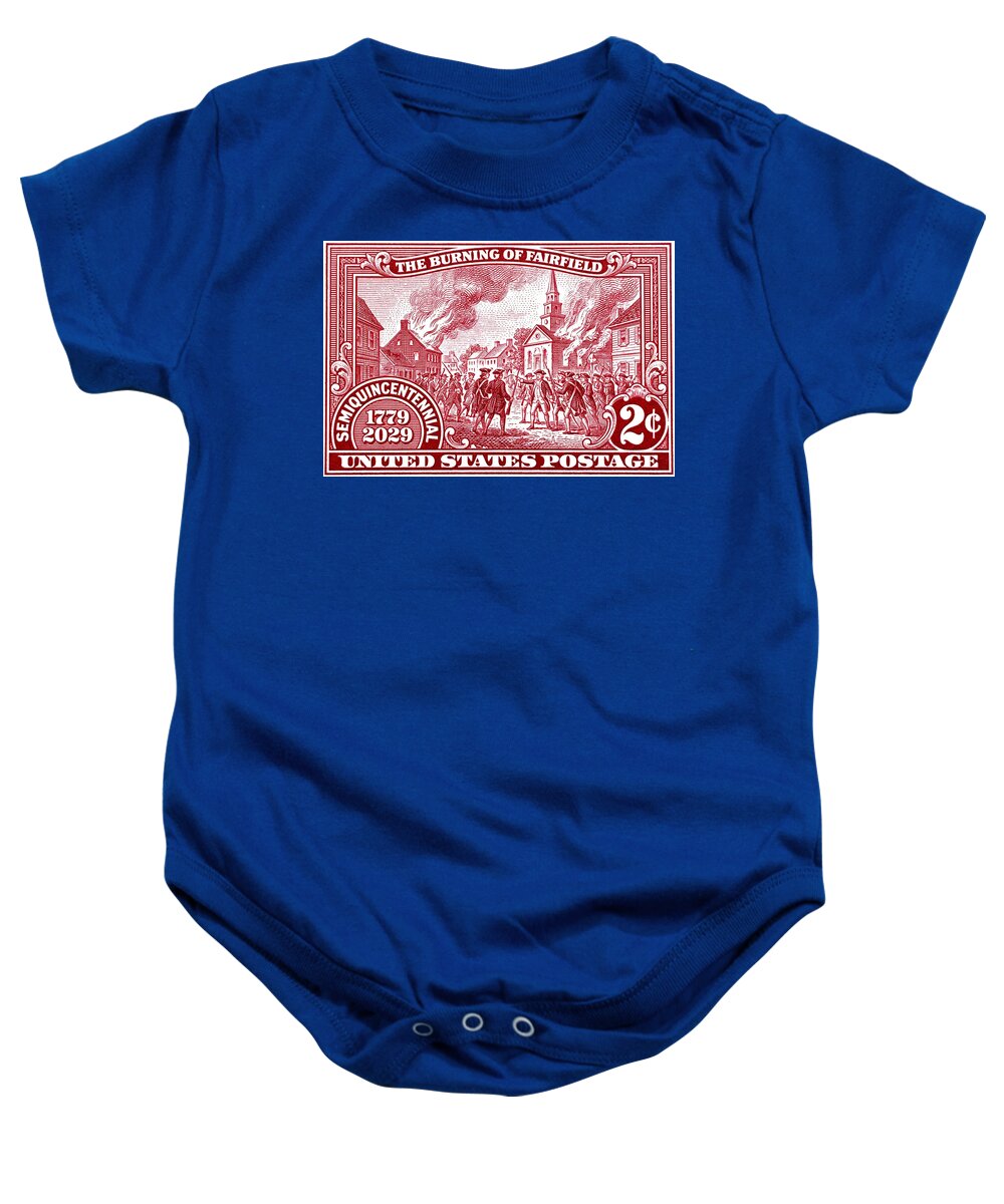 Burning of Fairfield 2c 1 - Baby One-Piece