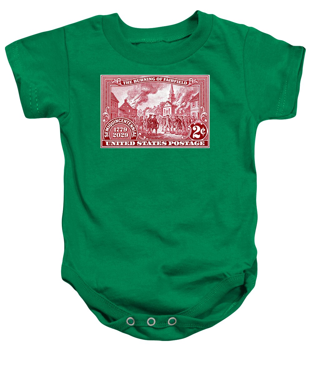 Burning of Fairfield 2c 1 - Baby One-Piece