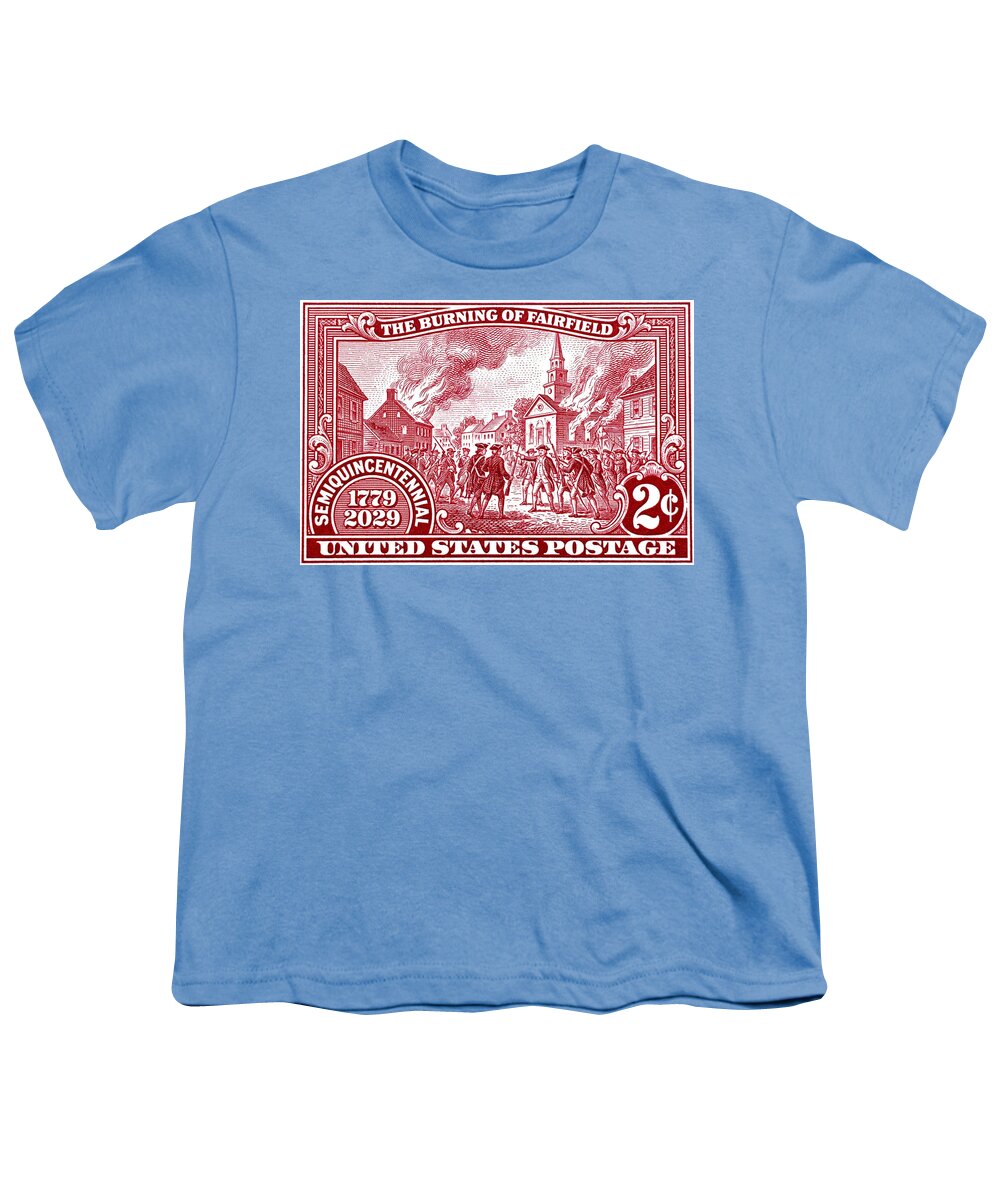 Burning of Fairfield 2c 1 - Youth T-Shirt