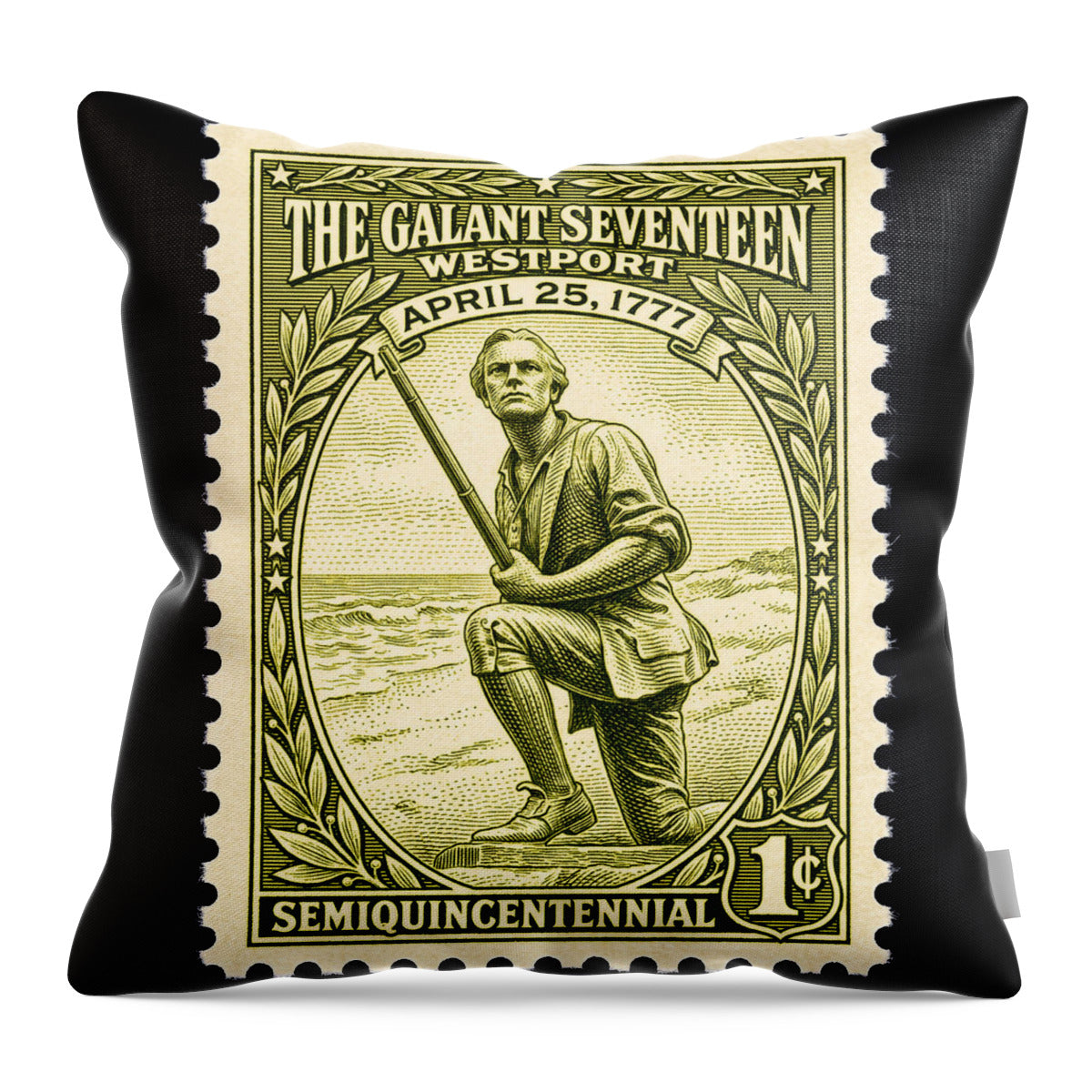 The Gallant Seventeen 1c 1 - Throw Pillow
