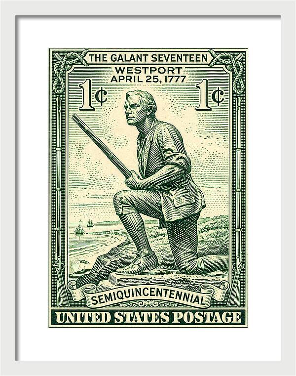 The Gallant Seventeen 1c 2 - Framed Print