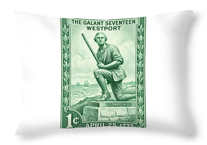 The Gallant Seventeen 1c 3 - Throw Pillow