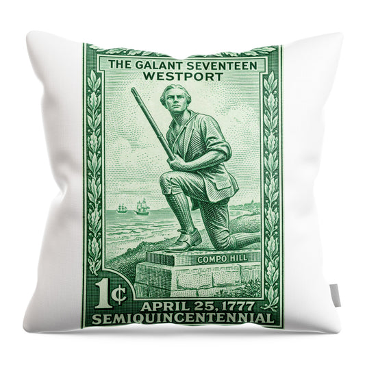 The Gallant Seventeen 1c 3 - Throw Pillow