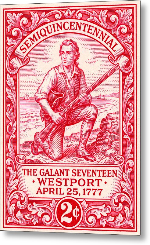 The Gallant Seventeen 2c - Metal Print