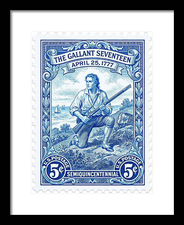 The Gallant Seventeen 5c - Framed Print