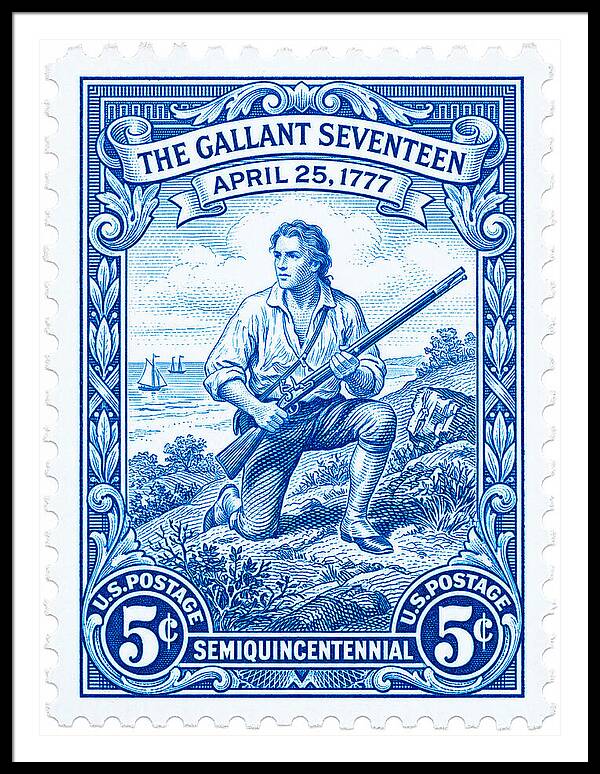 The Gallant Seventeen 5c - Framed Print