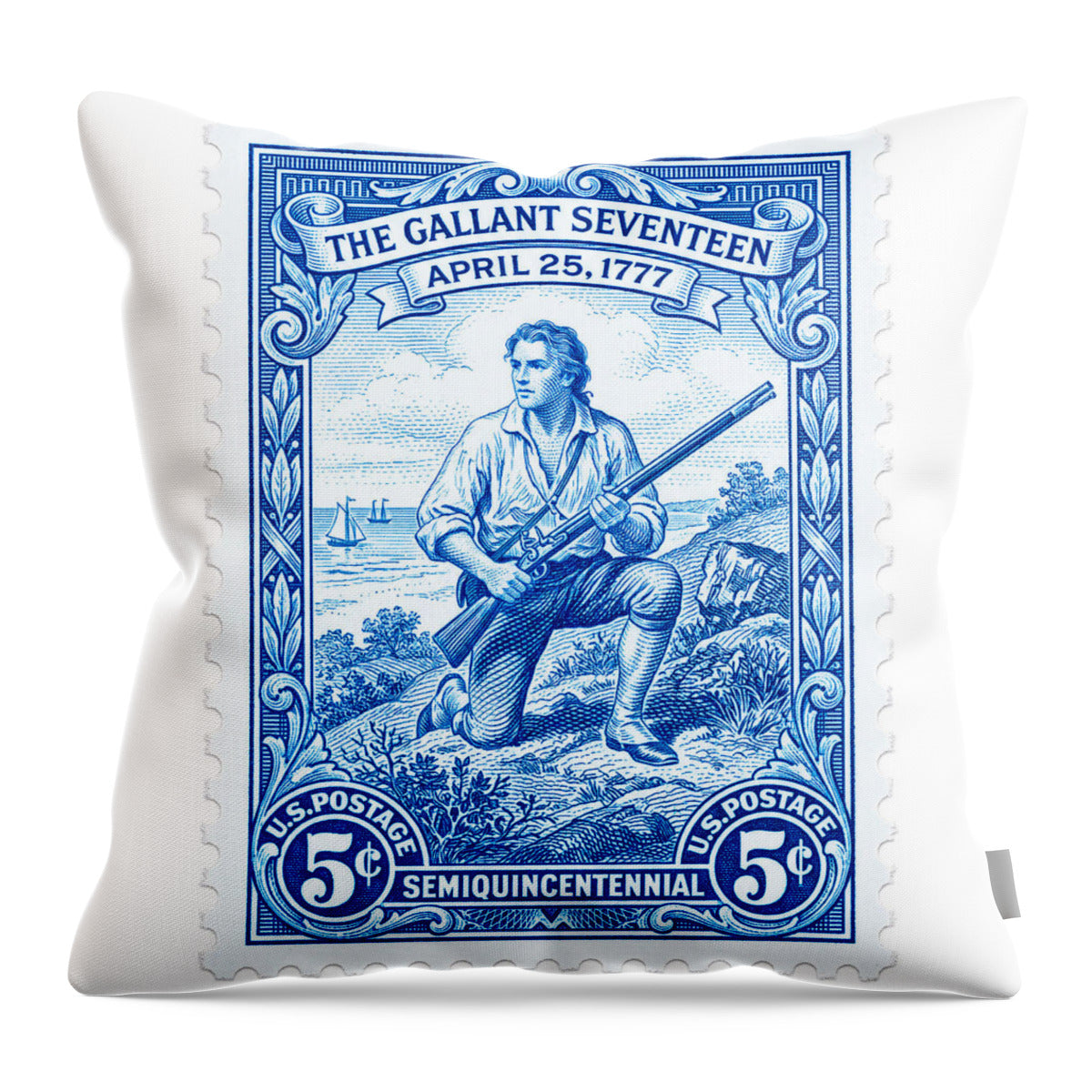 The Gallant Seventeen 5c - Throw Pillow
