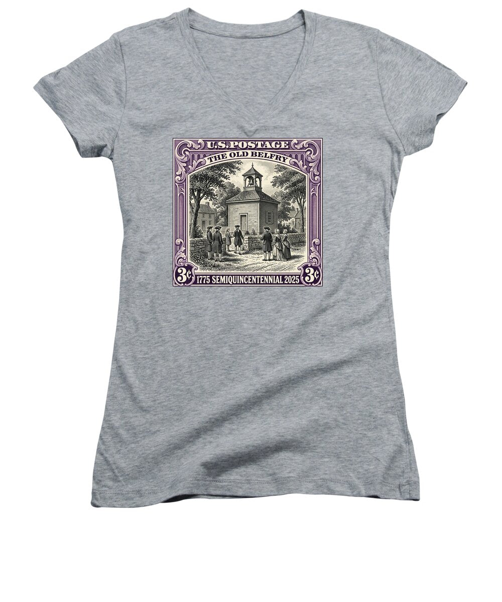 The Old Belfry 3c 2 - Women's V-Neck
