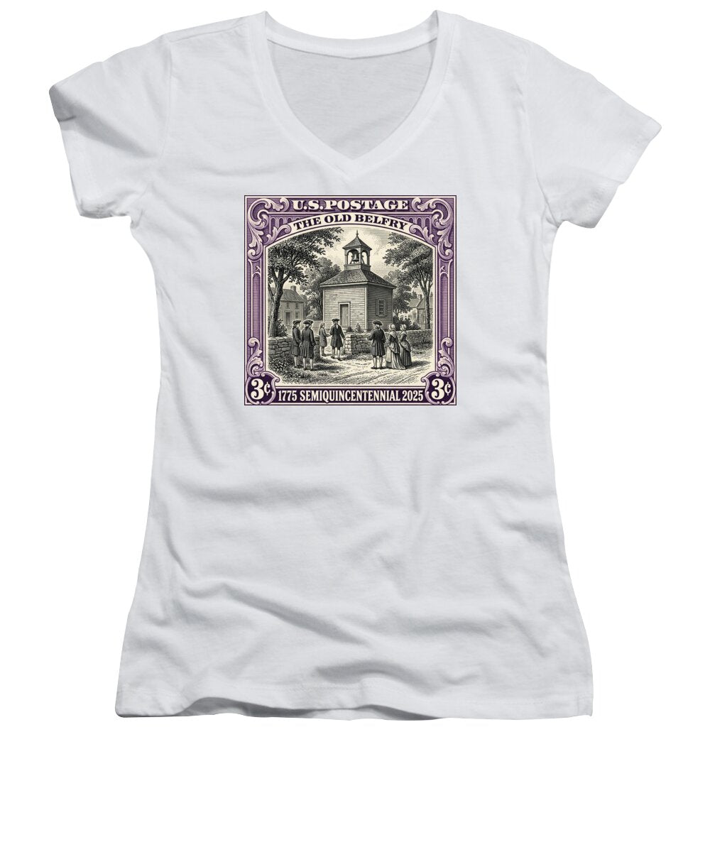 The Old Belfry 3c 2 - Women's V-Neck