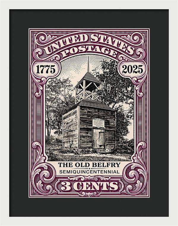 The Old Belfry 3c - Framed Print
