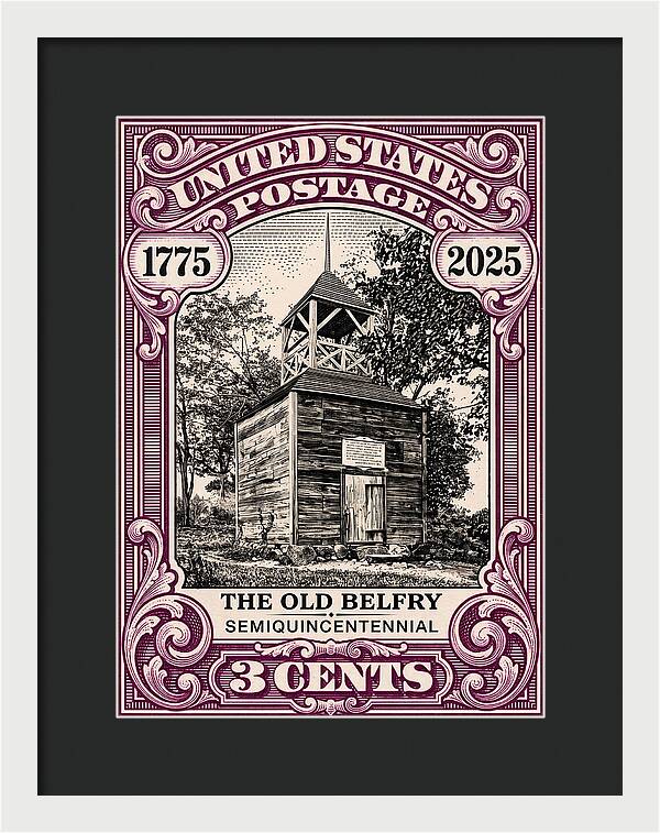 The Old Belfry 3c - Framed Print