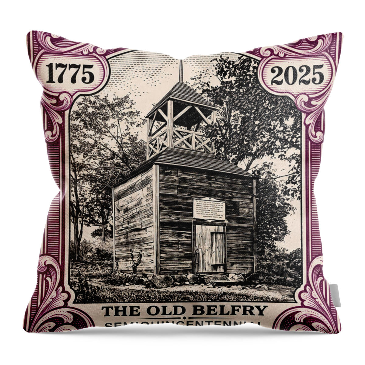 The Old Belfry 3c - Throw Pillow