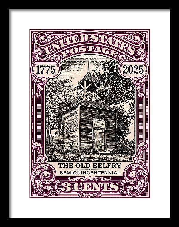 The Old Belfry 3c - Framed Print