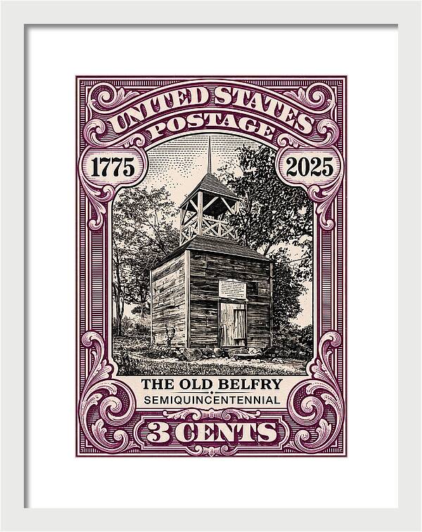 The Old Belfry 3c - Framed Print