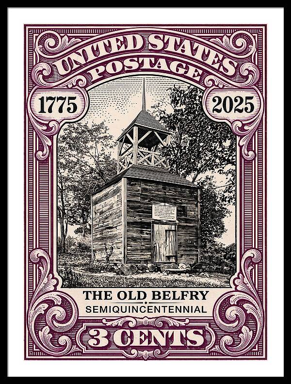 The Old Belfry 3c - Framed Print