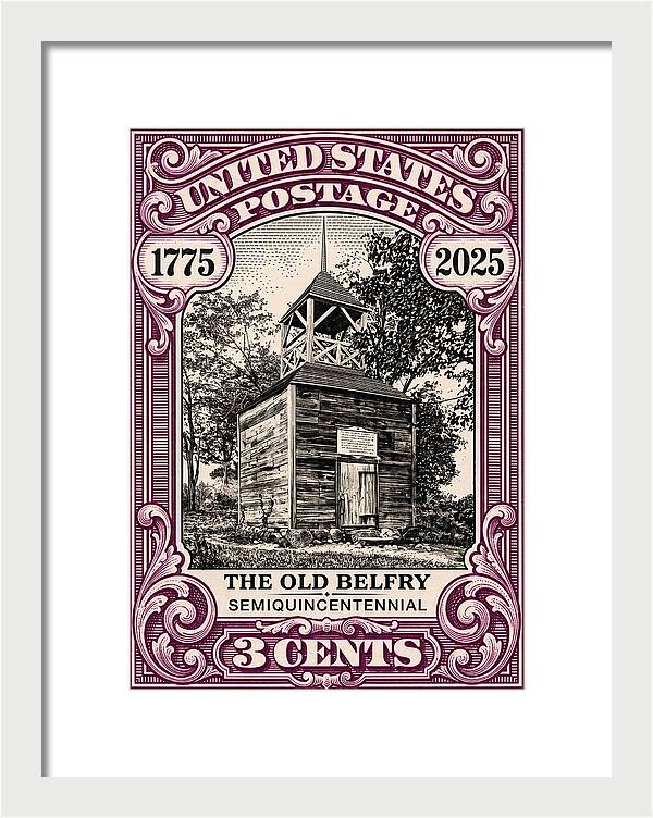 The Old Belfry 3c - Framed Print