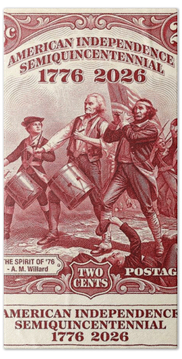 The Spirit of '76 2x - Bath Towel