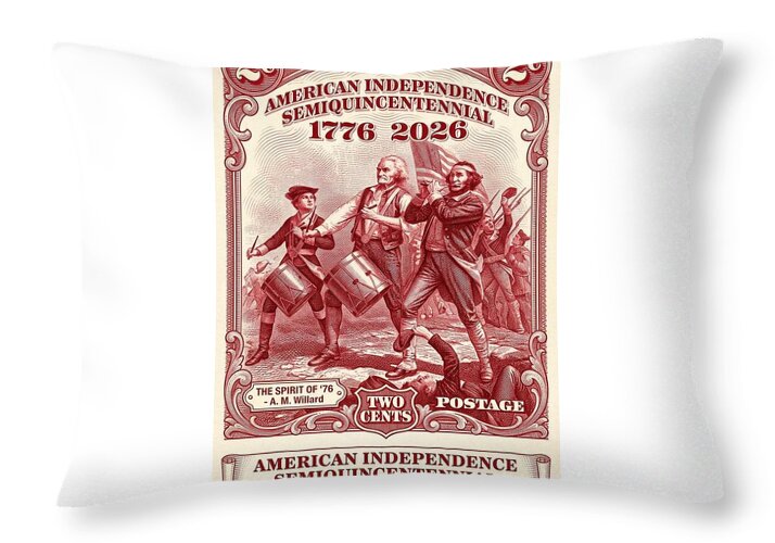 The Spirit of '76 2x - Throw Pillow