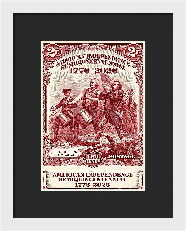 The Spirit of '76 2x - Framed Print