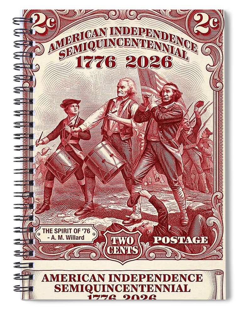 The Spirit of '76 2x - Spiral Notebook