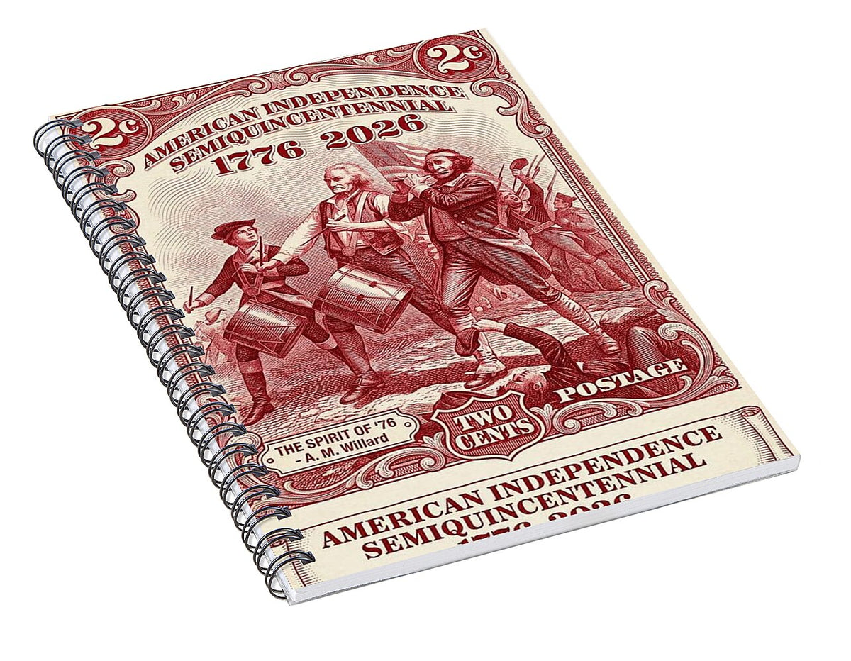 The Spirit of '76 2x - Spiral Notebook