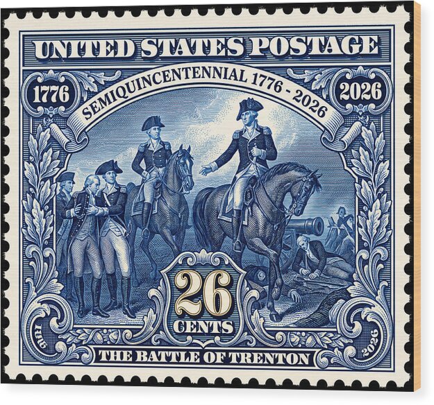 Trenton 26c - Wood Print