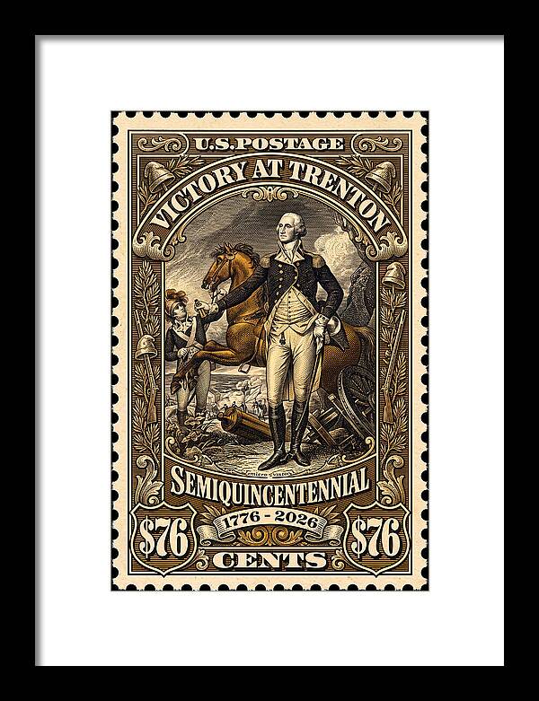 Trenton 76c - Framed Print