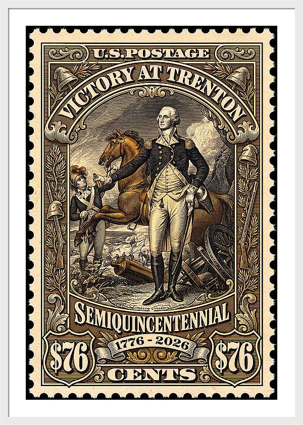 Trenton 76c - Framed Print