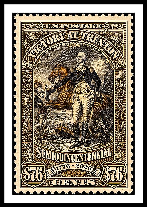 Trenton 76c - Framed Print