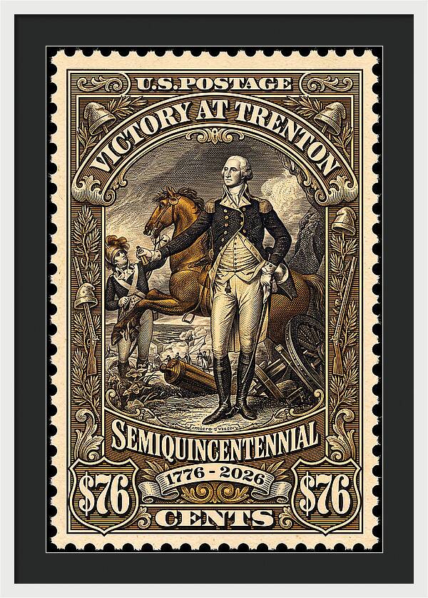 Trenton 76c - Framed Print