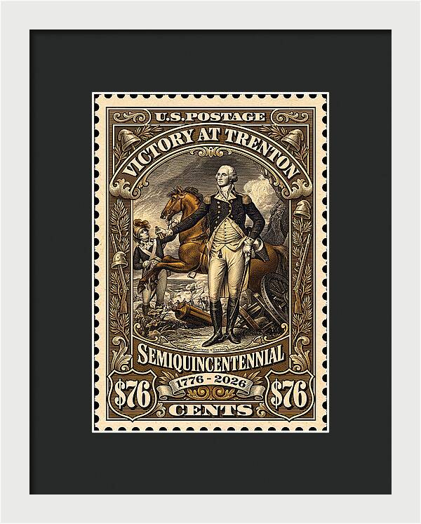 Trenton 76c - Framed Print