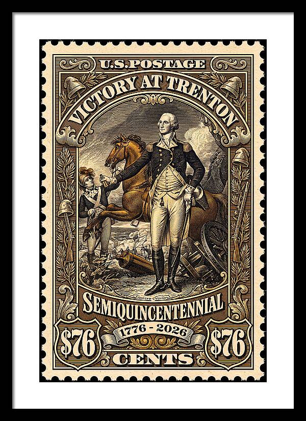 Trenton 76c - Framed Print