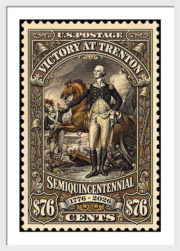 Trenton 76c - Framed Print