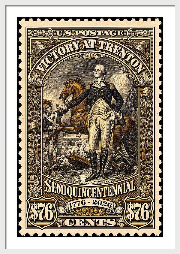Trenton 76c - Framed Print