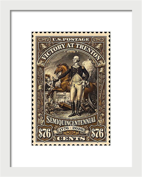 Trenton 76c - Framed Print