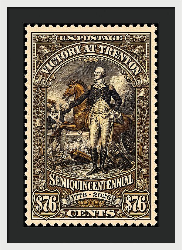 Trenton 76c - Framed Print