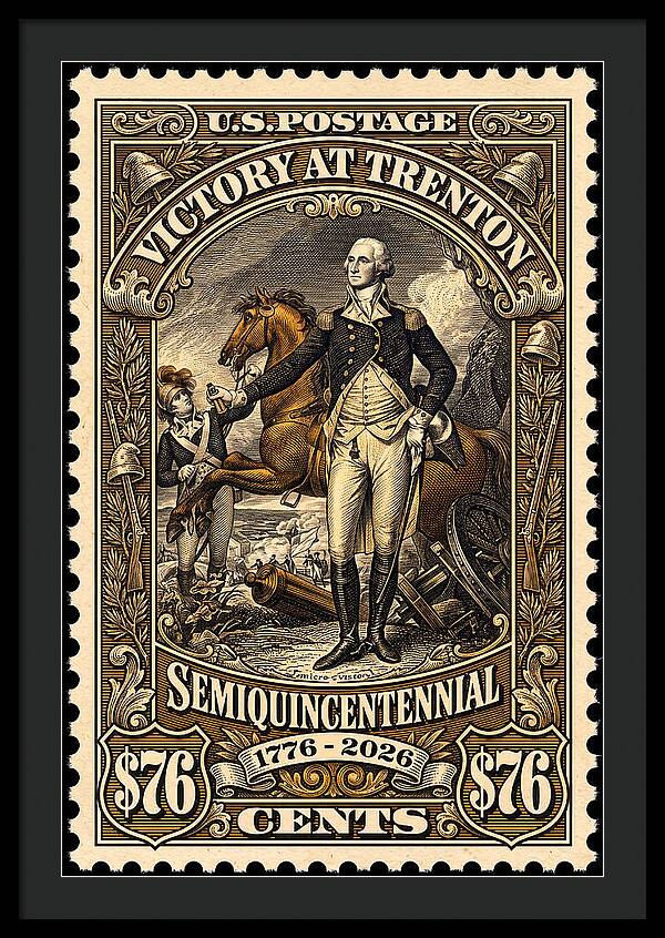 Trenton 76c - Framed Print