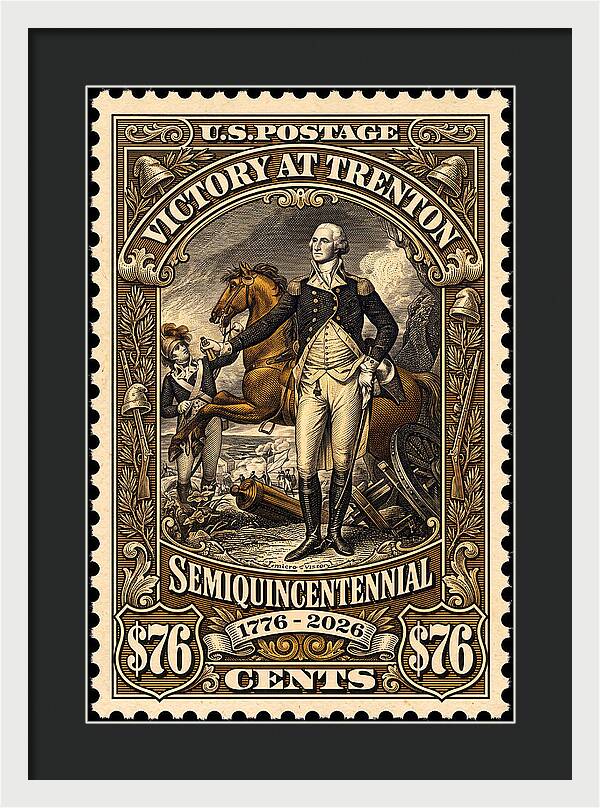 Trenton 76c - Framed Print