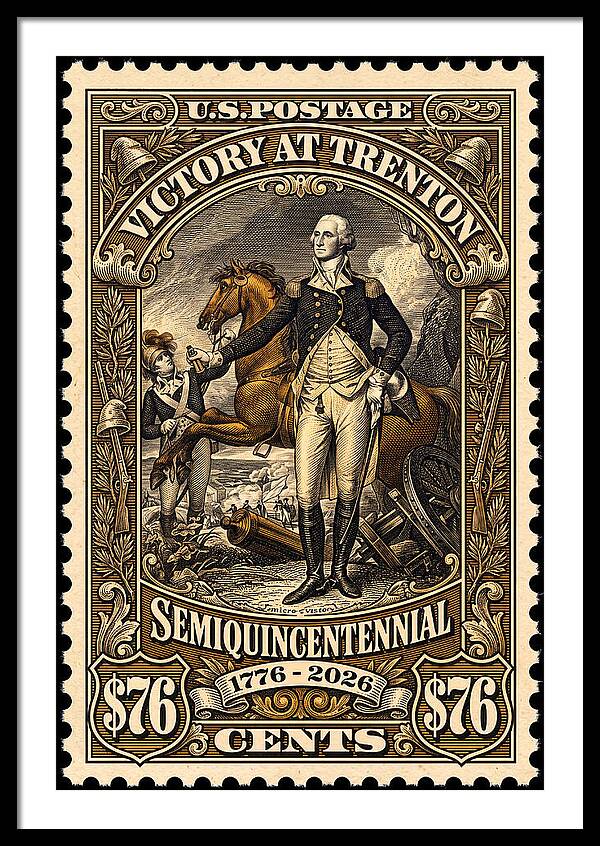 Trenton 76c - Framed Print
