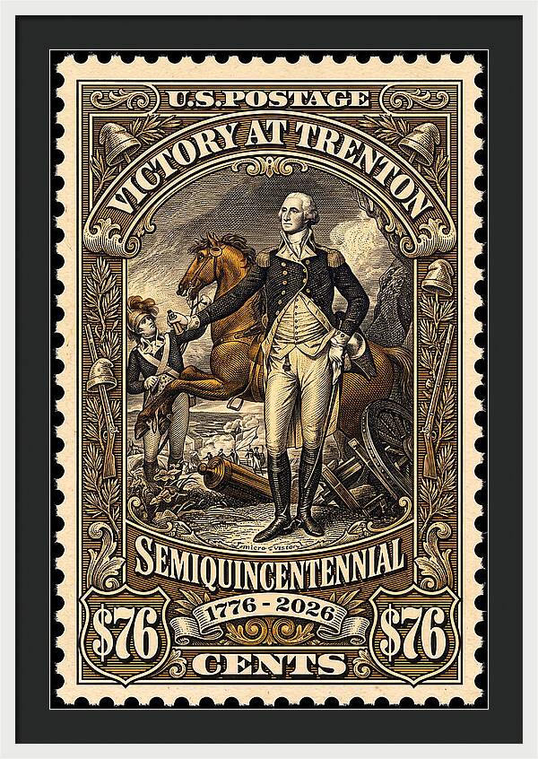 Trenton 76c - Framed Print
