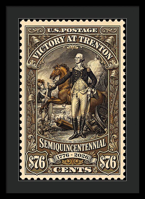 Trenton 76c - Framed Print