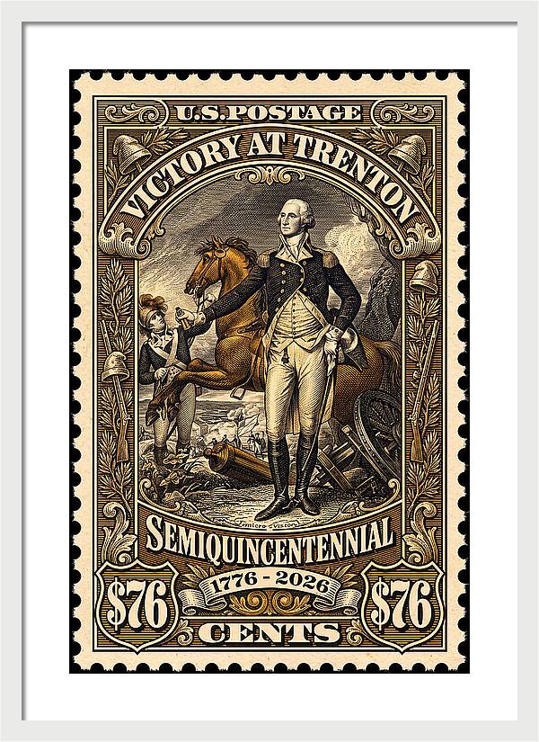 Trenton 76c - Framed Print