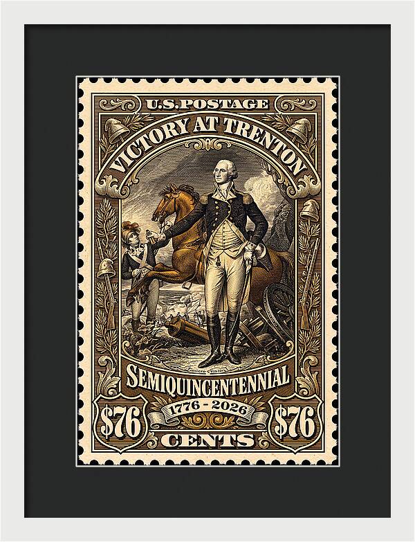 Trenton 76c - Framed Print
